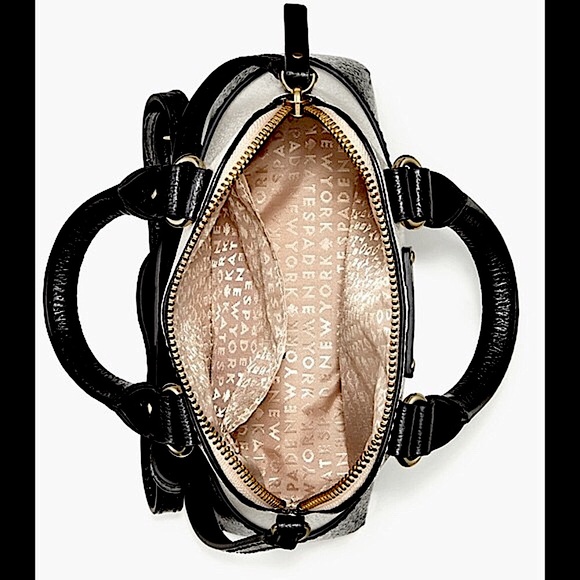 ♠️KATE SPADE RACHELLE WELLESLEY MINI SATCHEL♠️BOAR-SKIN EMBOSSED COWHIDE♠️ - Picture 3 of 7